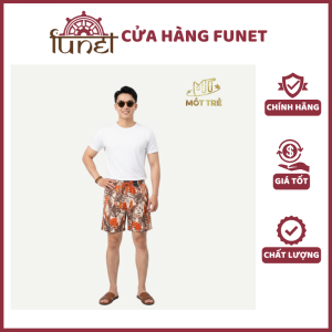 Quần Đùi Đi Biển Nam Mốt Trẻ Họa Tiết Tropical - Co Giãn 4 Chiều Size M-2XL