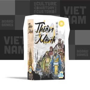 Hộp board game Thiên Mệnh – trò chơi thẻ bài chiến thuật phong kiến thuần Việt, phát hành bởi Ngũ Hành Games