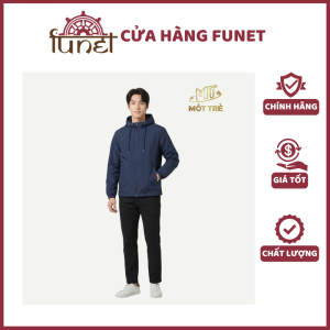 Áo Khoác Gió Nam Mốt Trẻ Vải Gió Nhăn – Có Mũ Dây Rút Khóa Zip Túi Zip Form Rộng Gấp Gọn Nhẹ