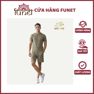 Set Bộ Đồ Nam Mốt Trẻ Vải Tổ Ong Coolmax Co Giãn 4 Chiều – Phối Viền Chỉ Nổi Áo Thun Quần Short Dây Rút